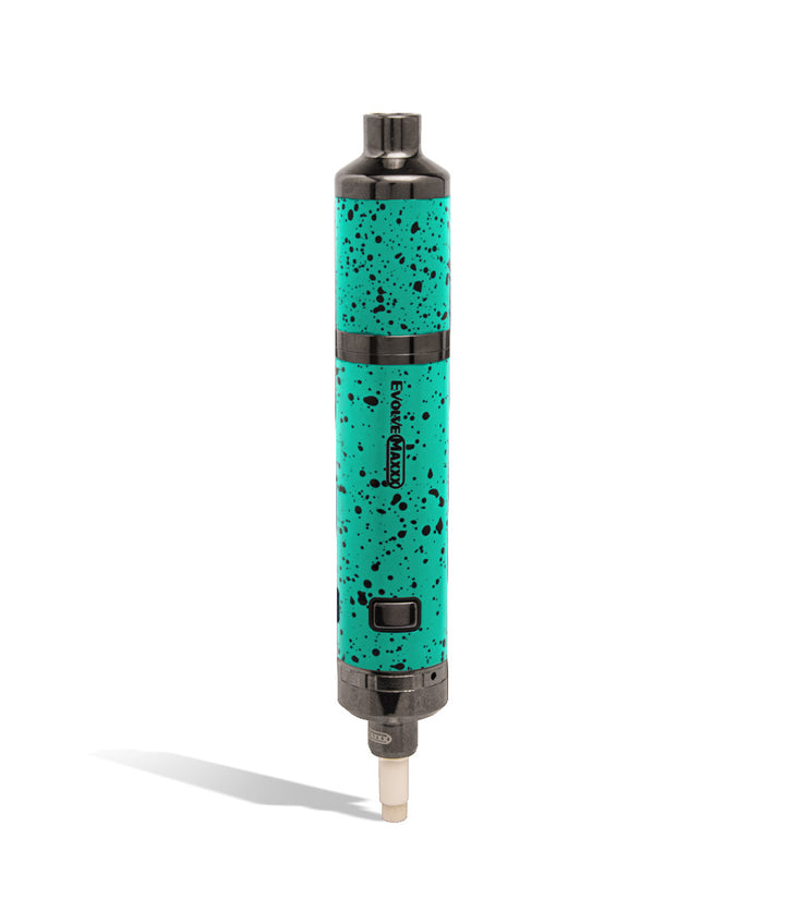 Teal Black Spatter nectar collector Wulf Mods Evolve Maxxx 3 in 1 Kit on white background