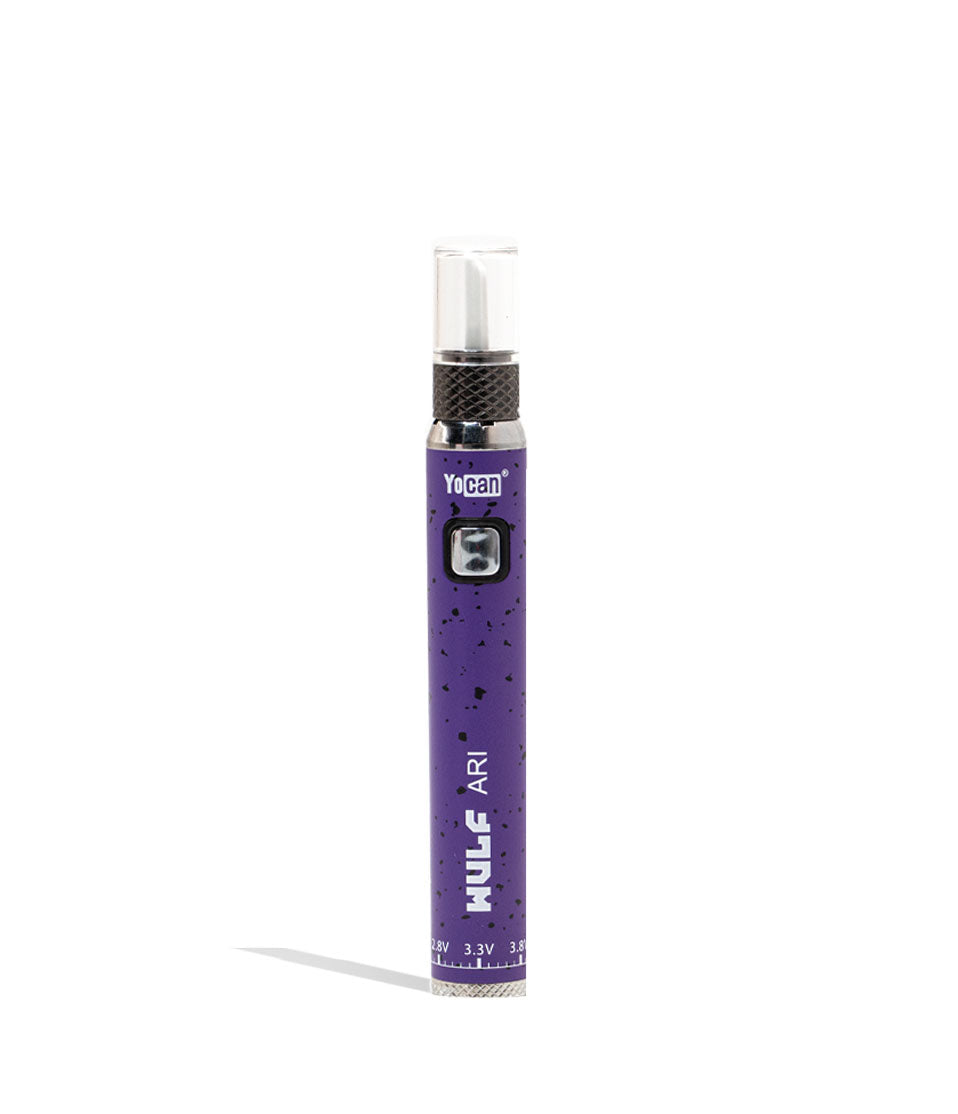 Purple Black Spatter Wulf Mods ARI Hot Knife on white background