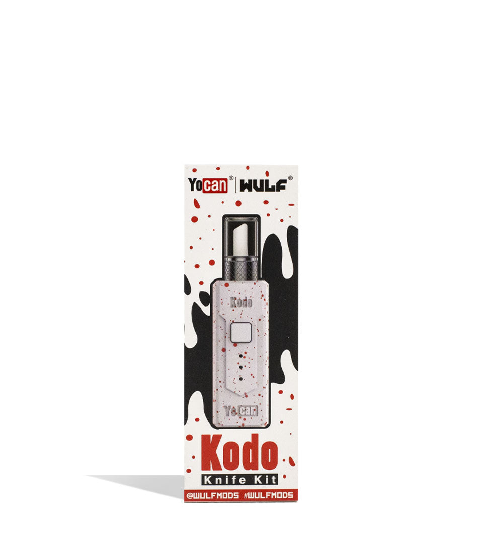 White Red Spatter packaging Wulf Mods KODO Hot Knife on white background