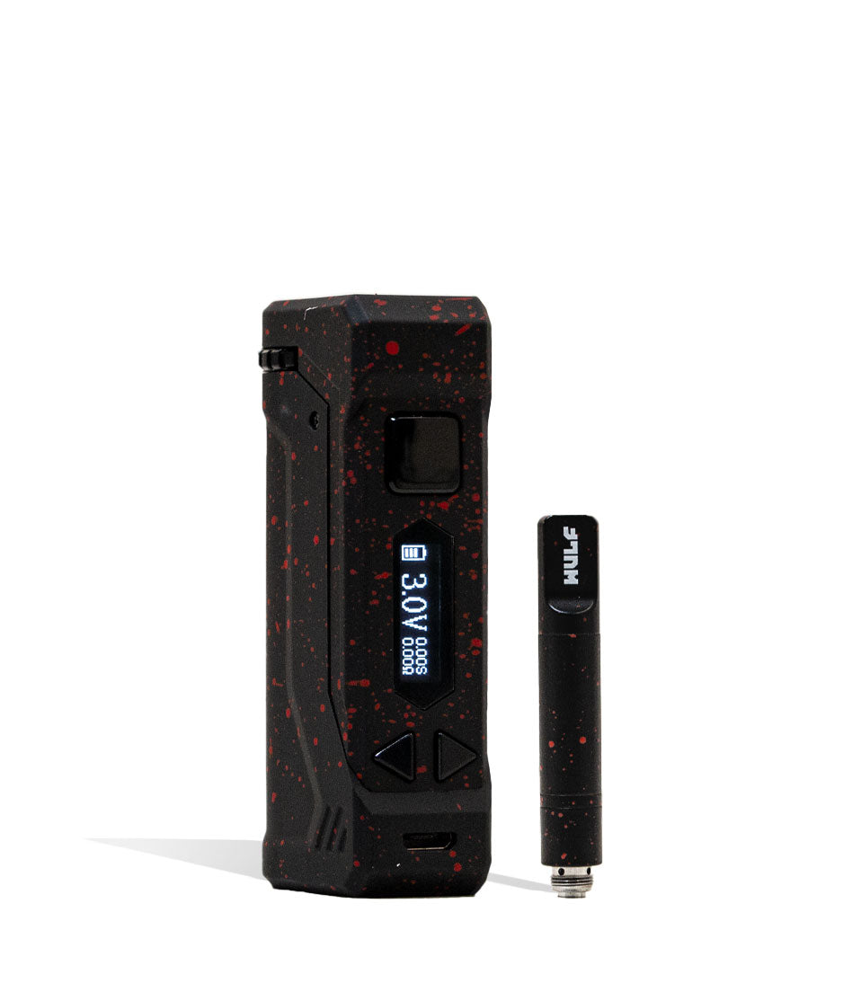 Black Red Spatter apart Wulf Mods UNI Pro Max Concentrate Kit on white background