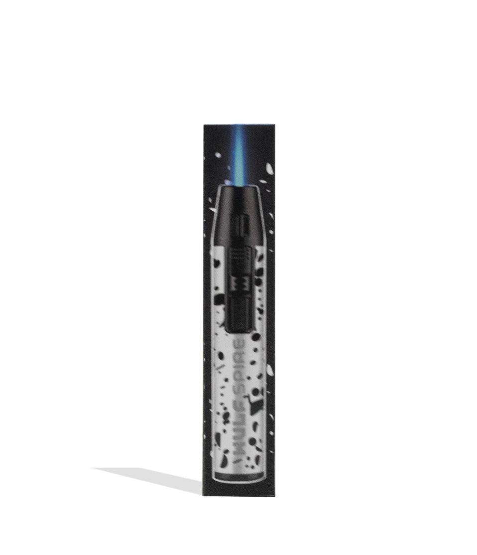 Wulf Mods Spire Pen Torch white black spatter packaging on white background